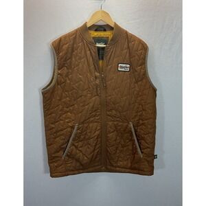 Howler Bros Voltage Quilted Vest brown / tan Size LG lightweight